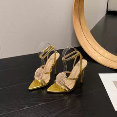 Hayes Metallic Stiletto Sandals