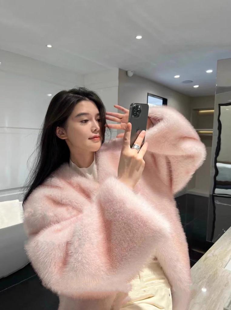 Kloey Faux Fur Plush Coat