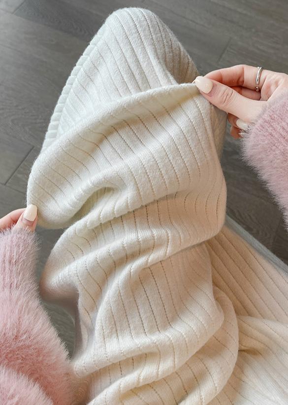 Zoya Ribbed Knit Button Pants