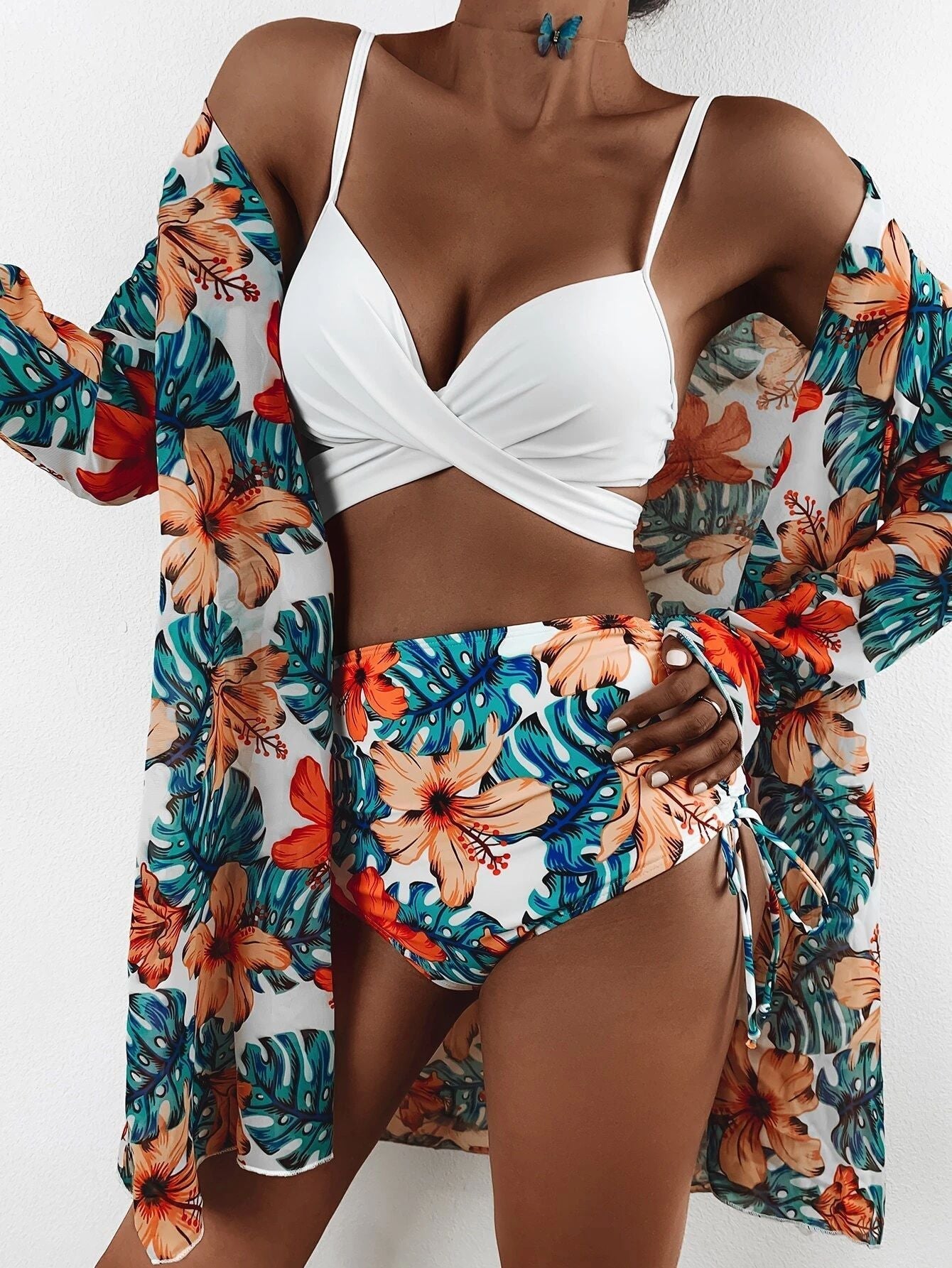 Bikini Set Cover Up Three Pieces