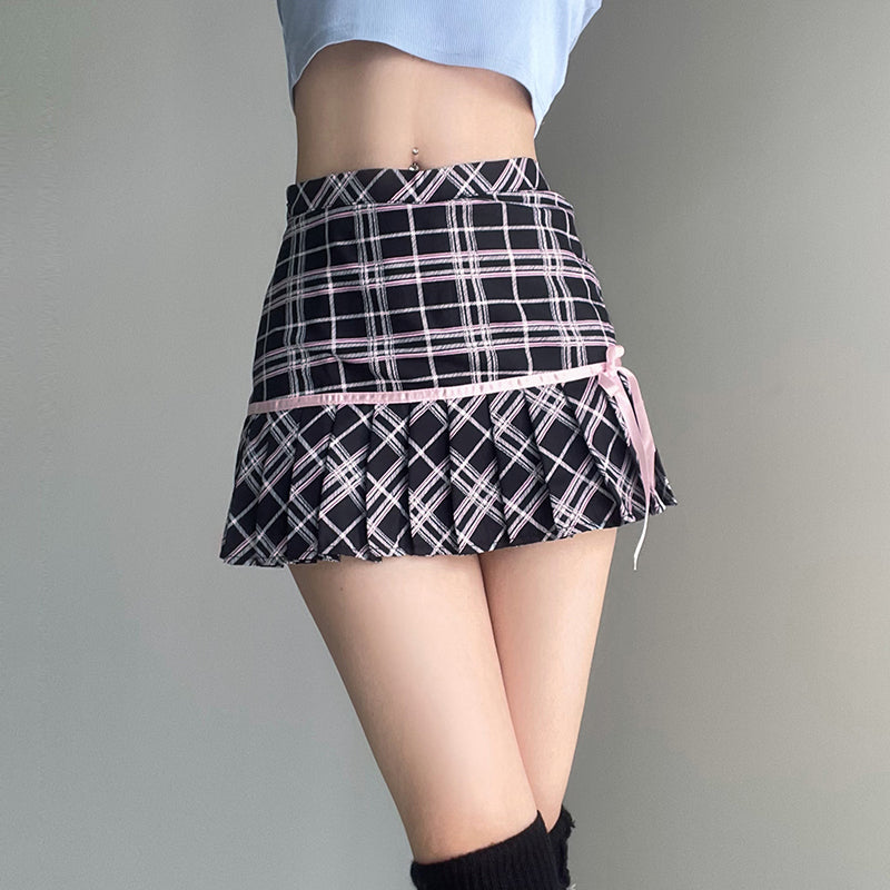 Deliah Peliated Mini Skirt