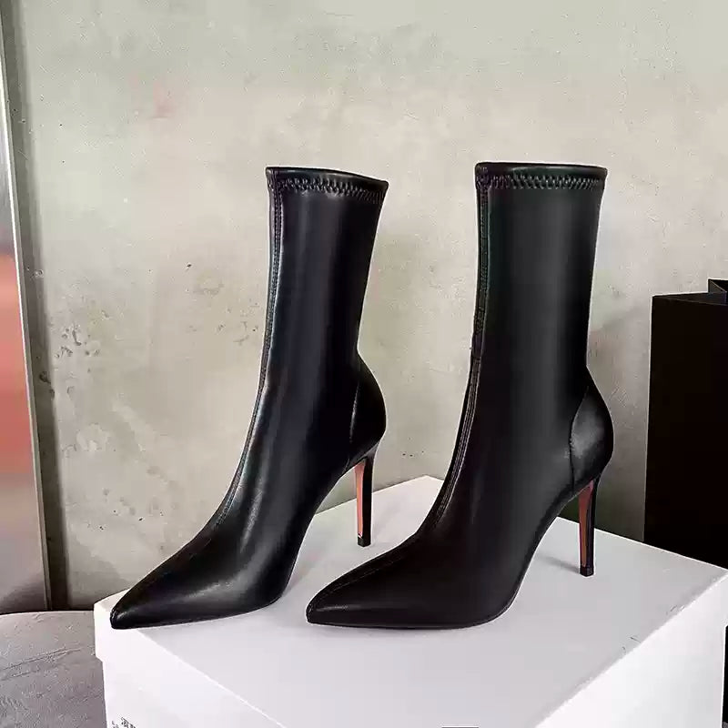 Keara Pointed Toe Ankle Boots