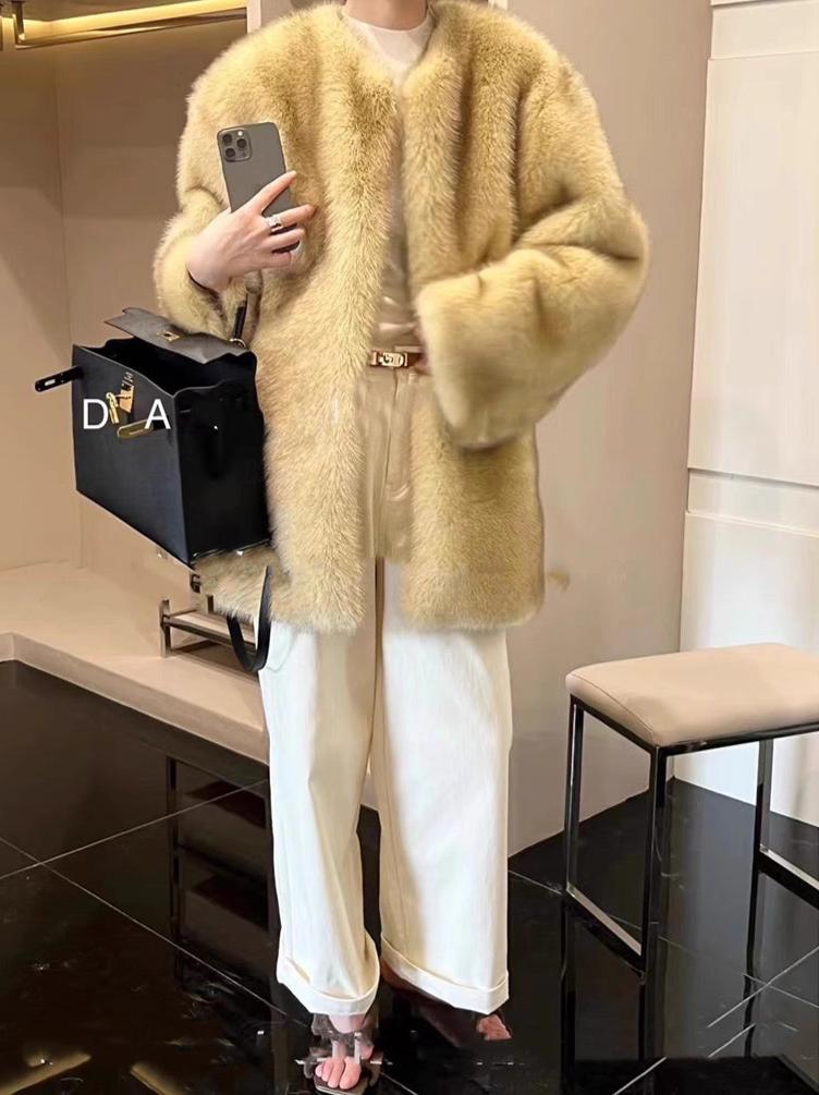 Kloey Faux Fur Plush Coat