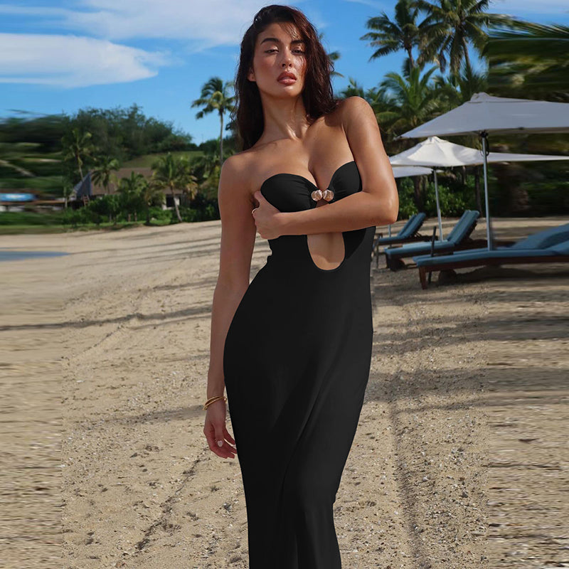 Xandria Strapless Maxi Dress