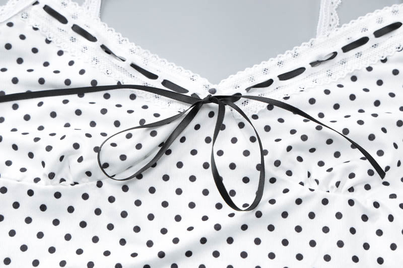 Joslyn Polka-Dot Mini Skirt Set