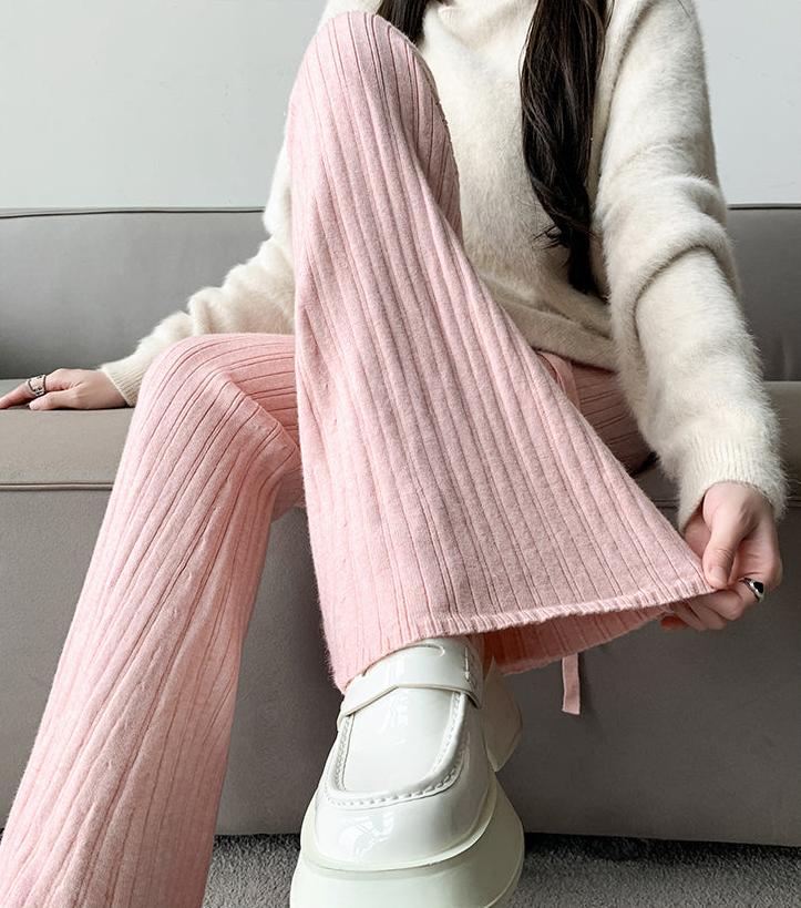 Miral Ribbed Knit Flare Pants