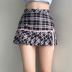 Deliah Peliated Mini Skirt