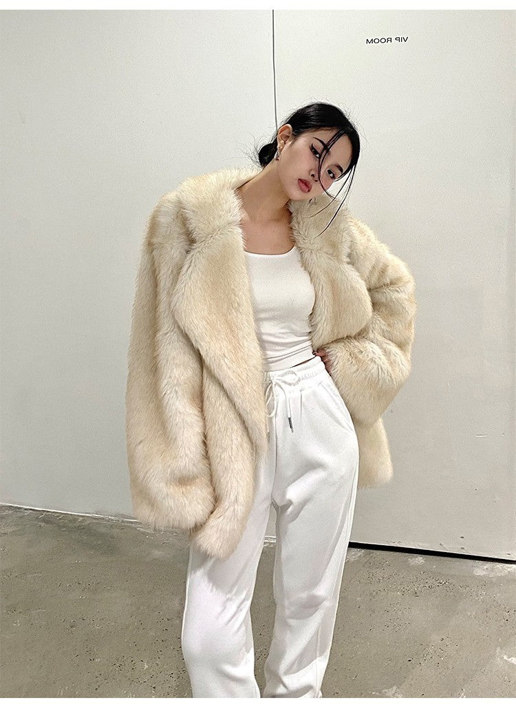 Karma Oversize Faux Fur Jacket