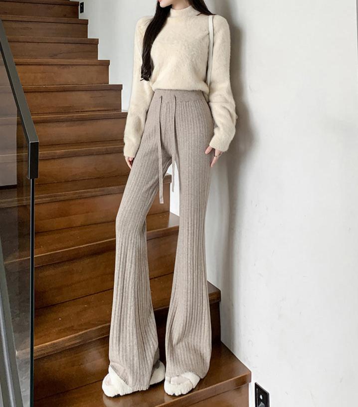 Miral Ribbed Knit Flare Pants