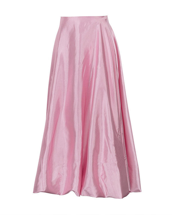 High-waisted vintage satin tutu skirt