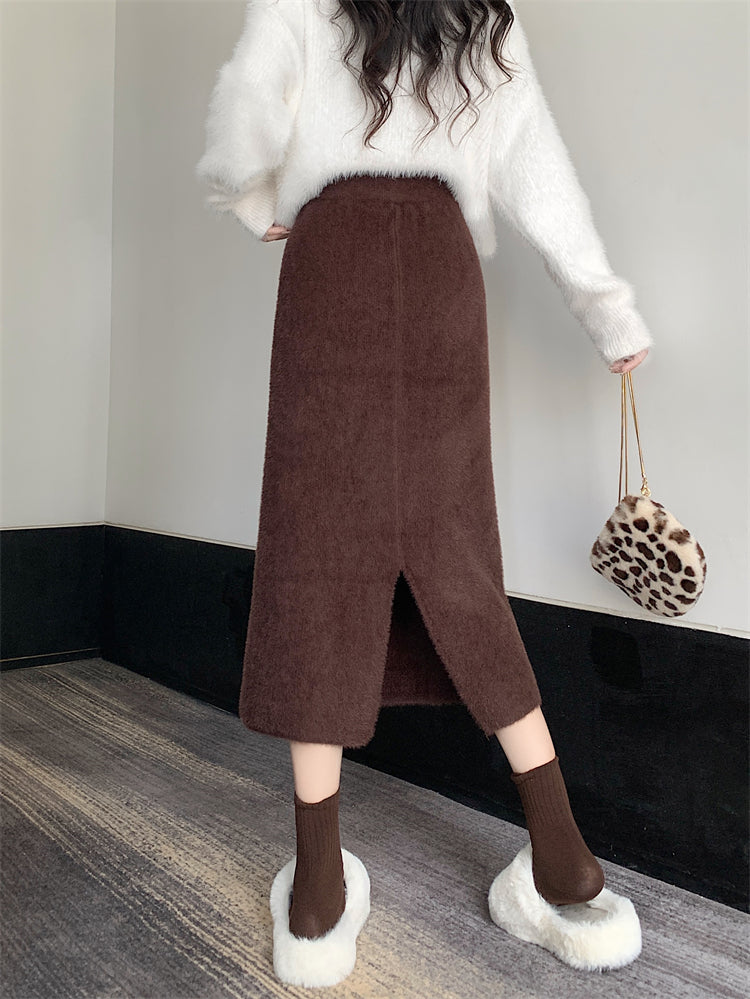 Abby Cozy Midi Skirt