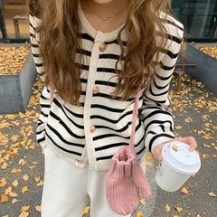 Zaria Striped Cardigan