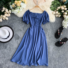 Cute A line short dress fashion dress,