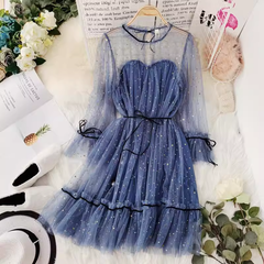 A-line tulle dress fashion dress ,