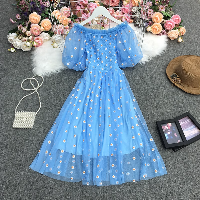 women's summer daisy dress