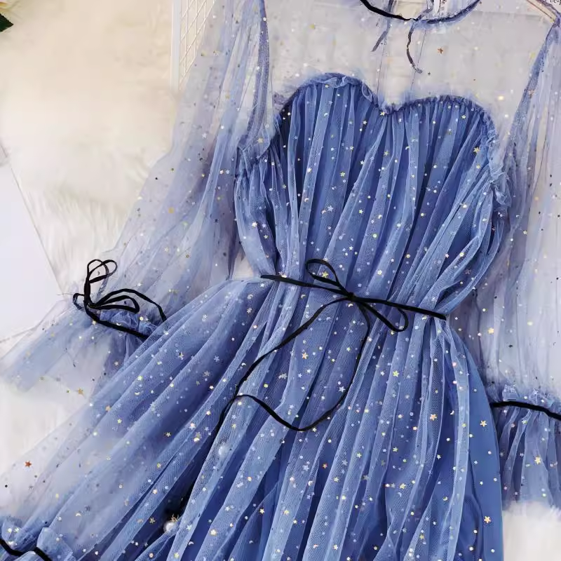 A-line tulle dress fashion dress ,