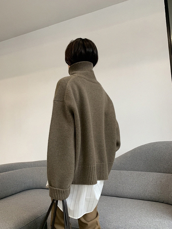 Paride Turtleneck Cashmere Sweater