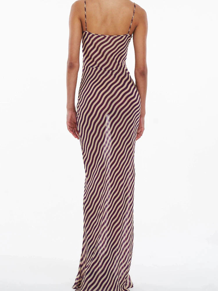 Robyn Striped Maxi Dress