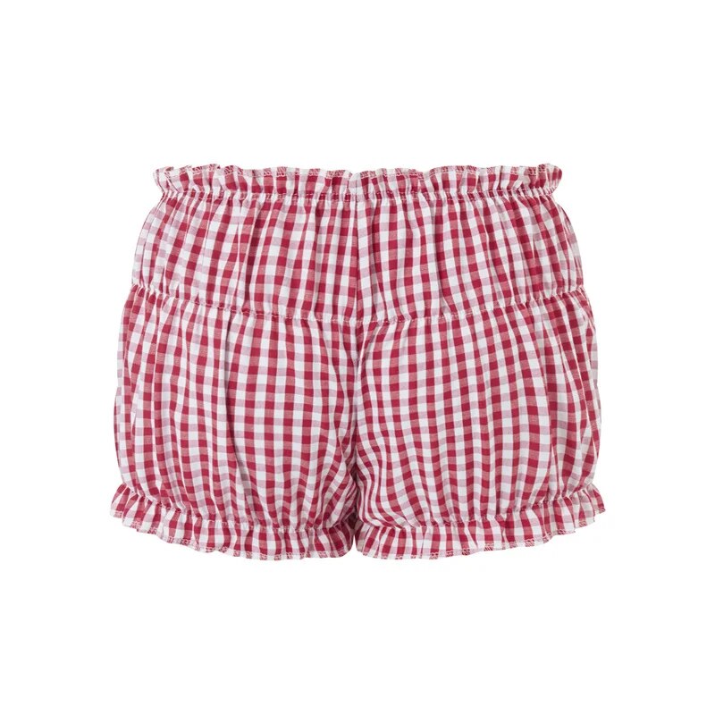 Winry Plaid Ruffle Shorts