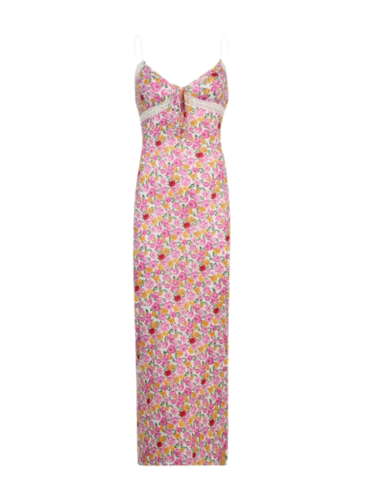 Inez Floral Print Maxi Dress