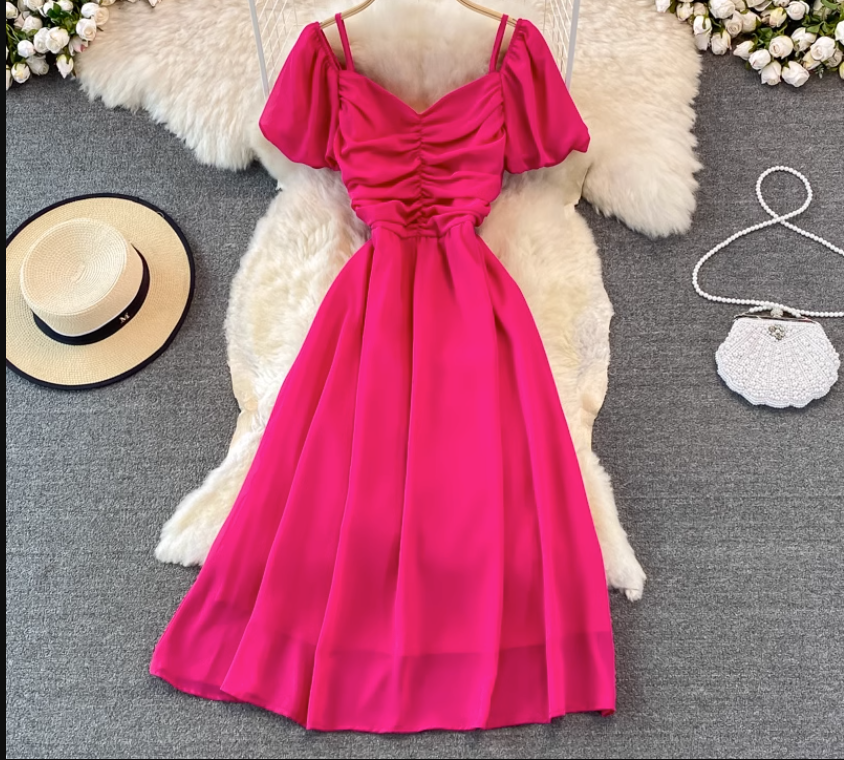 Fashion A-line Summer Dress ,