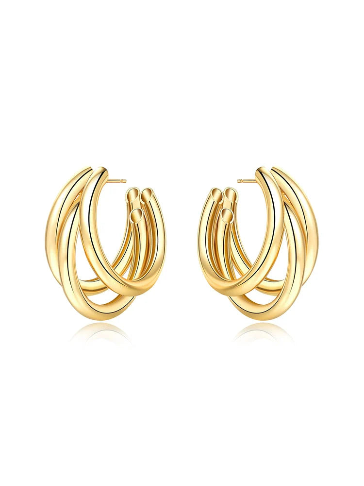 Three Hoop Earrings