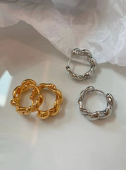Twisted Hoop Earrings