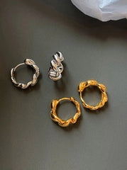 Twisted Hoop Earrings