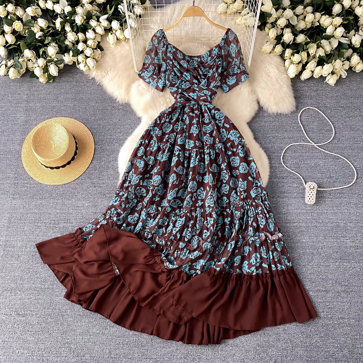 women's summer floral dress