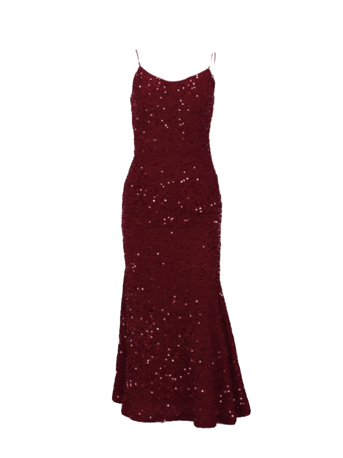 New shiny sleeveless sequins dress