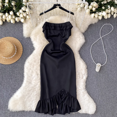 Fashion Black Summer Dress ,