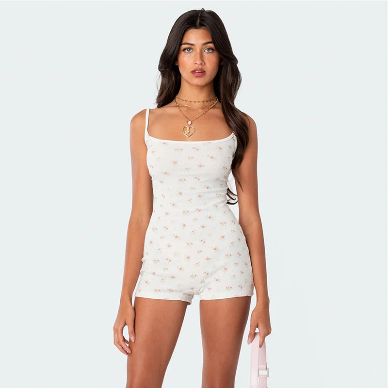 Yides Floral Romper