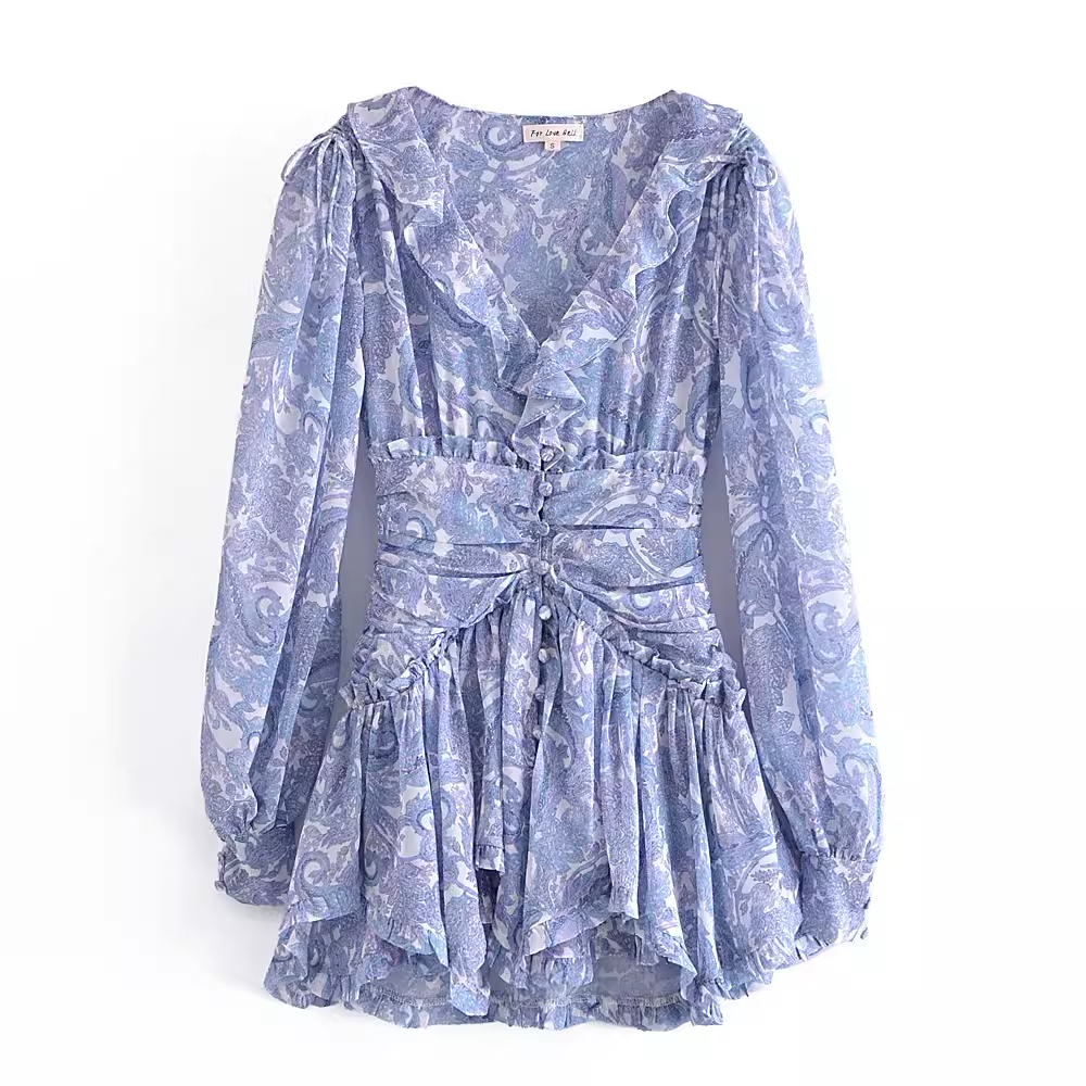 New Retro Fairy Floral Dress