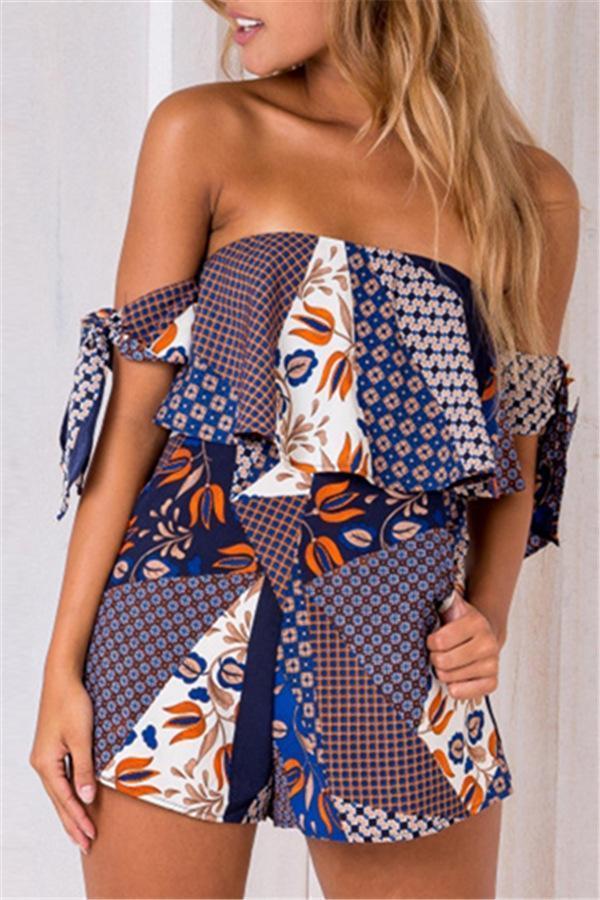 Bohemia Off Shoulder Jumpsuit