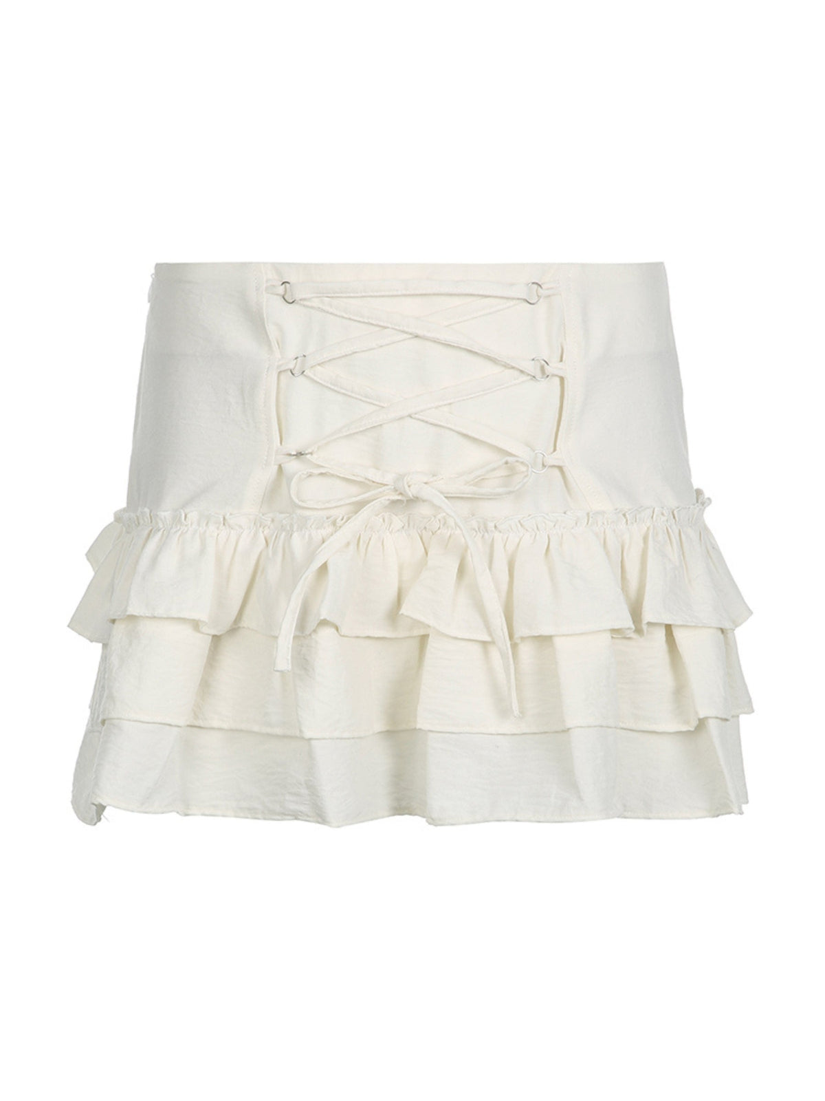 Frankie Strappy Ruffle Mini Skirt