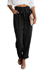 High Waist Bandage Casual Slacks