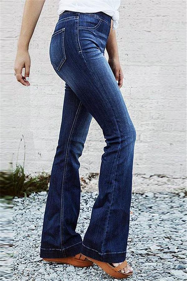 High Waisted Slim Jeans