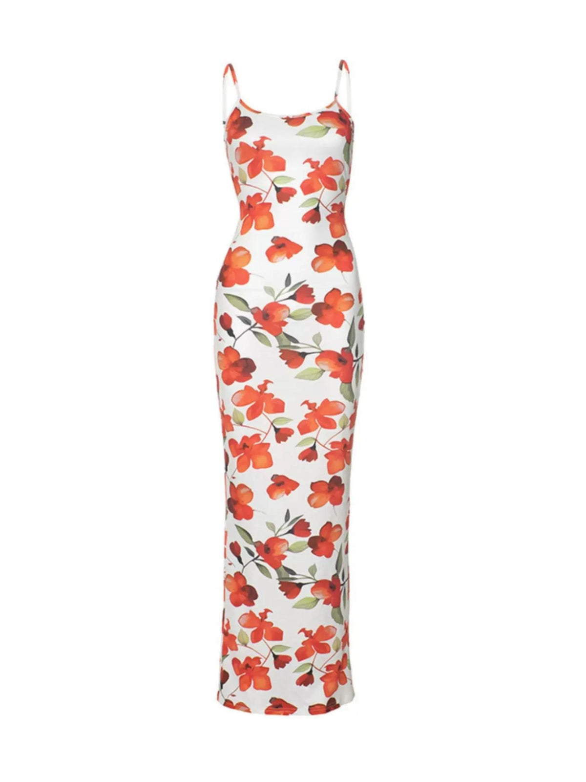 Yara Floral Print Maxi Dress