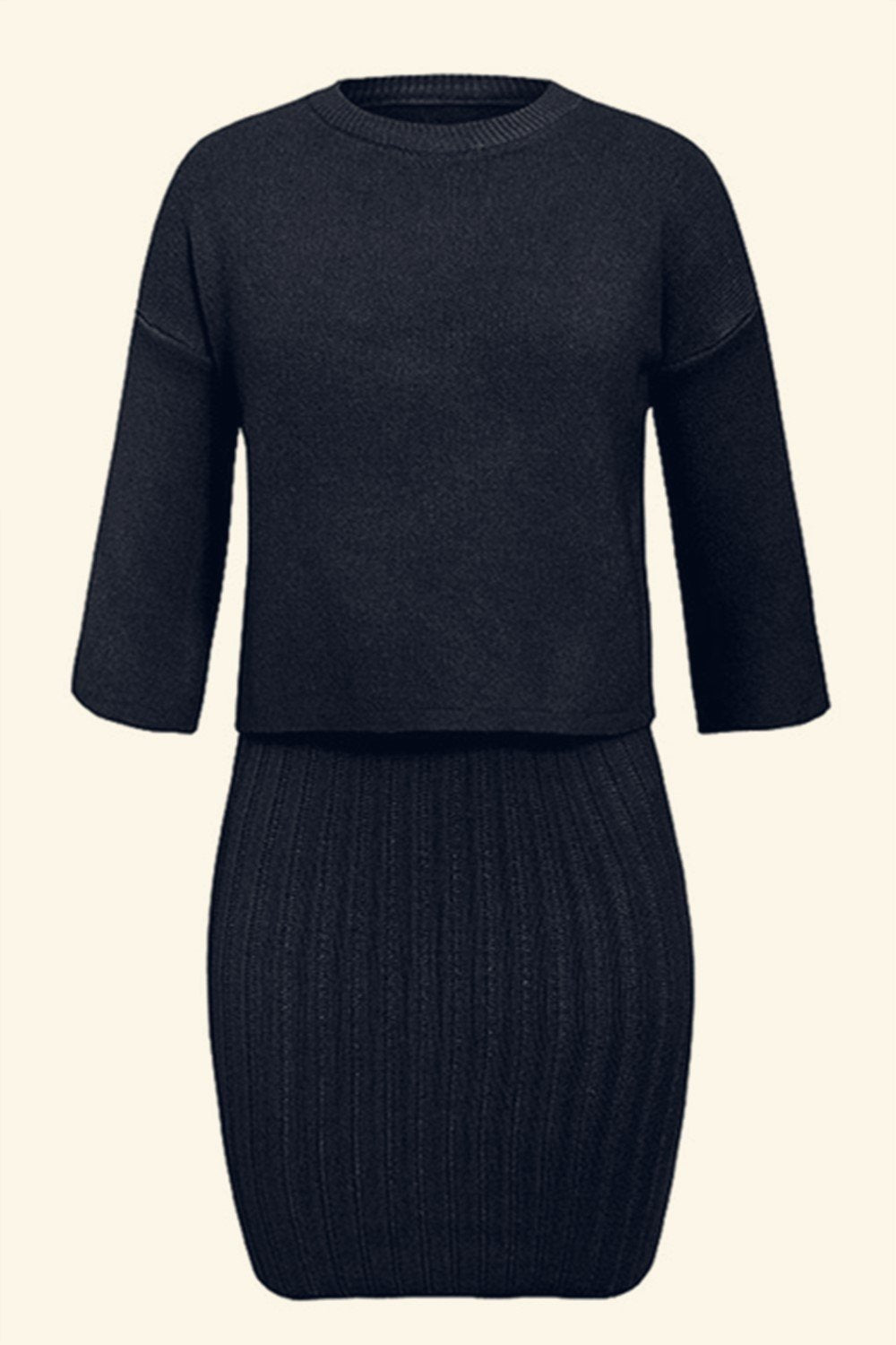 In My Sights 2 Pieces Sweater Dress