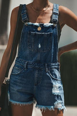 Jeans Loose Slim Sling Jumpsuit