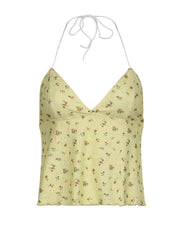 Dena Mini Floral Print Backless Top