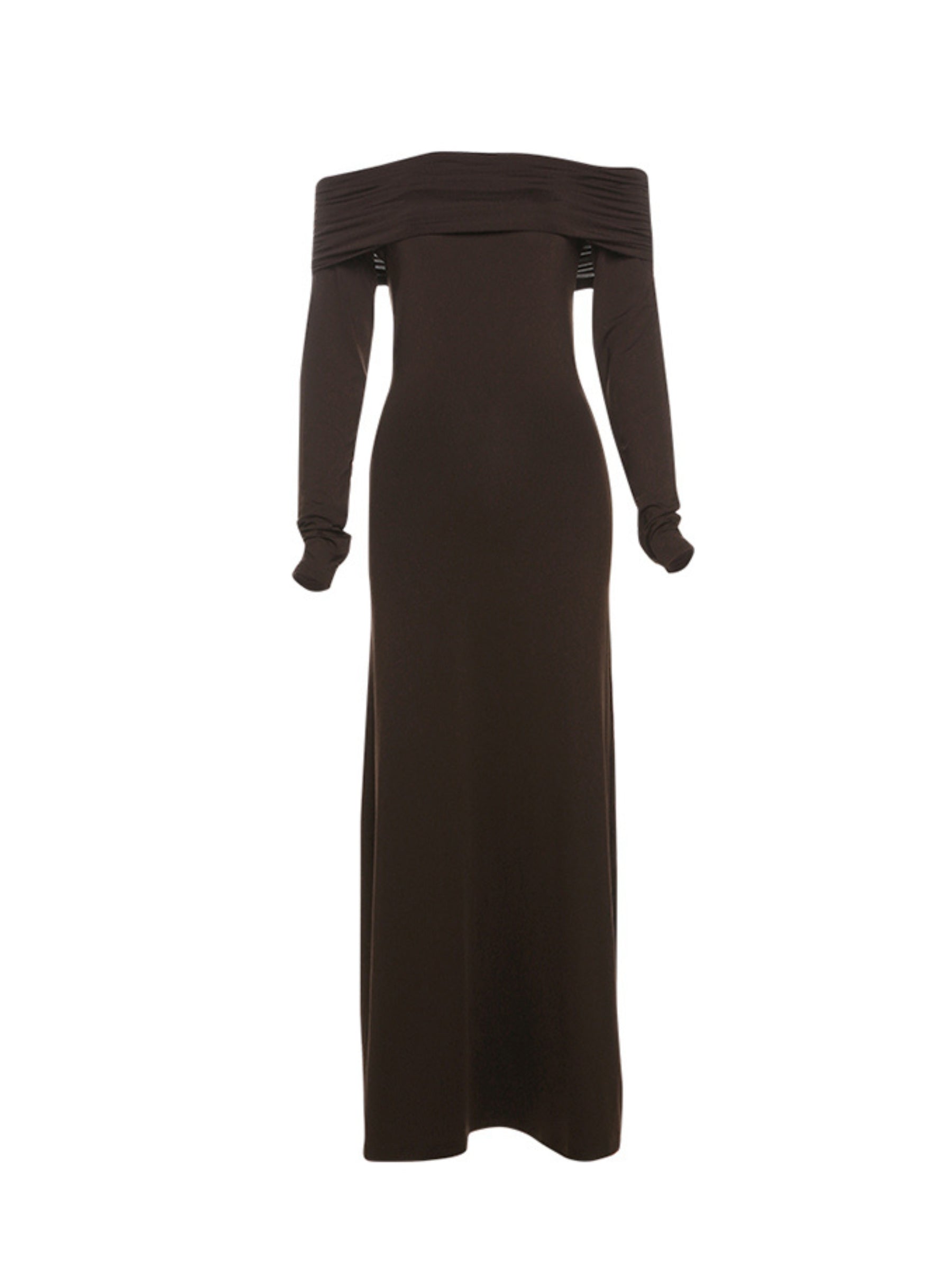 Fraidy Long Sleeve Maxi Dress