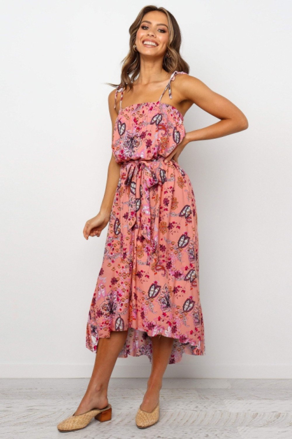 Just The Beginning Floral Dress