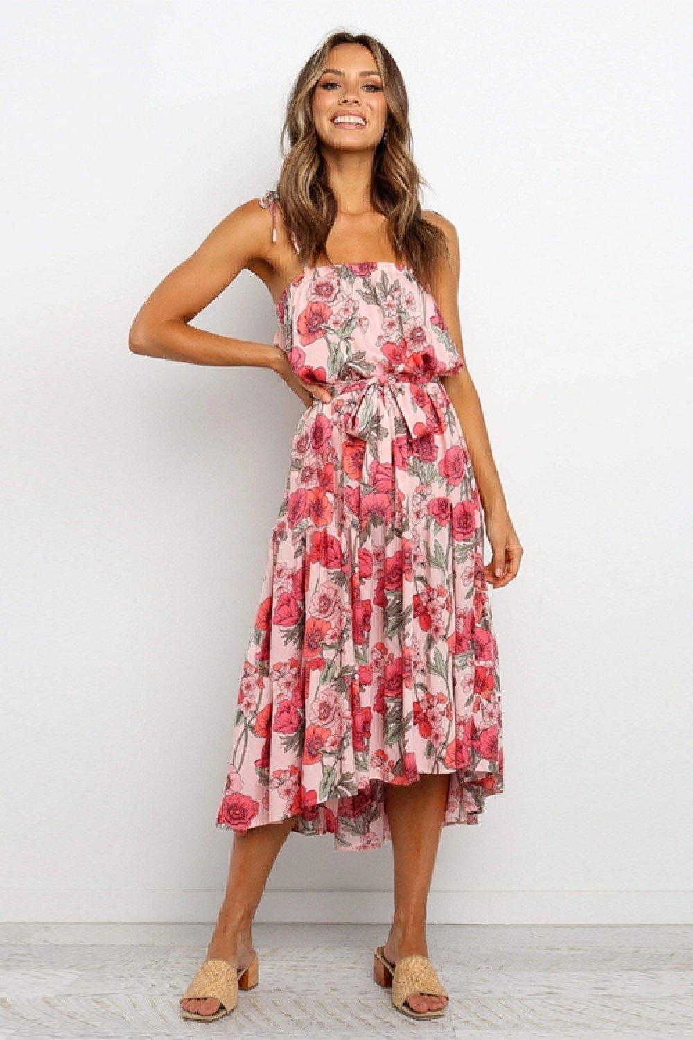 Just The Beginning Floral Dress