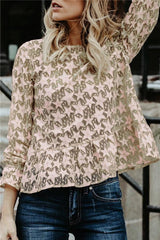 Lace Hollow Out Blouse