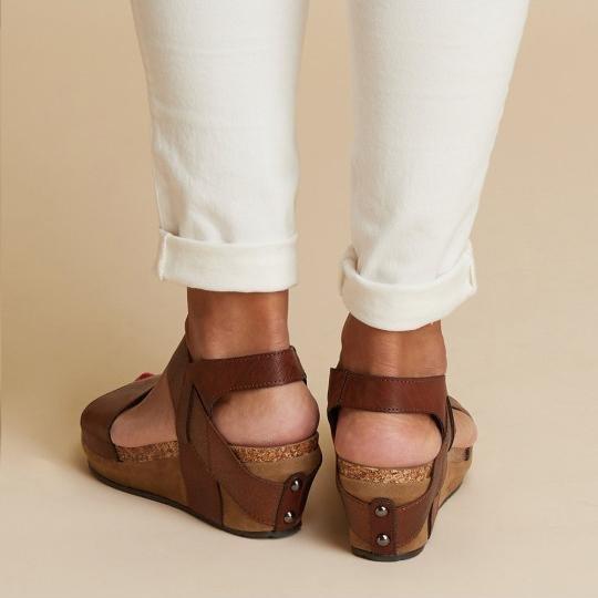 Large Size Summer Med Wedge Comfortable Platform Sandals