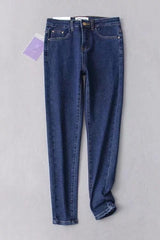 Leisure High-waisted Skinny Jeans