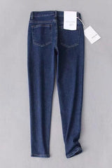 Leisure High-waisted Skinny Jeans